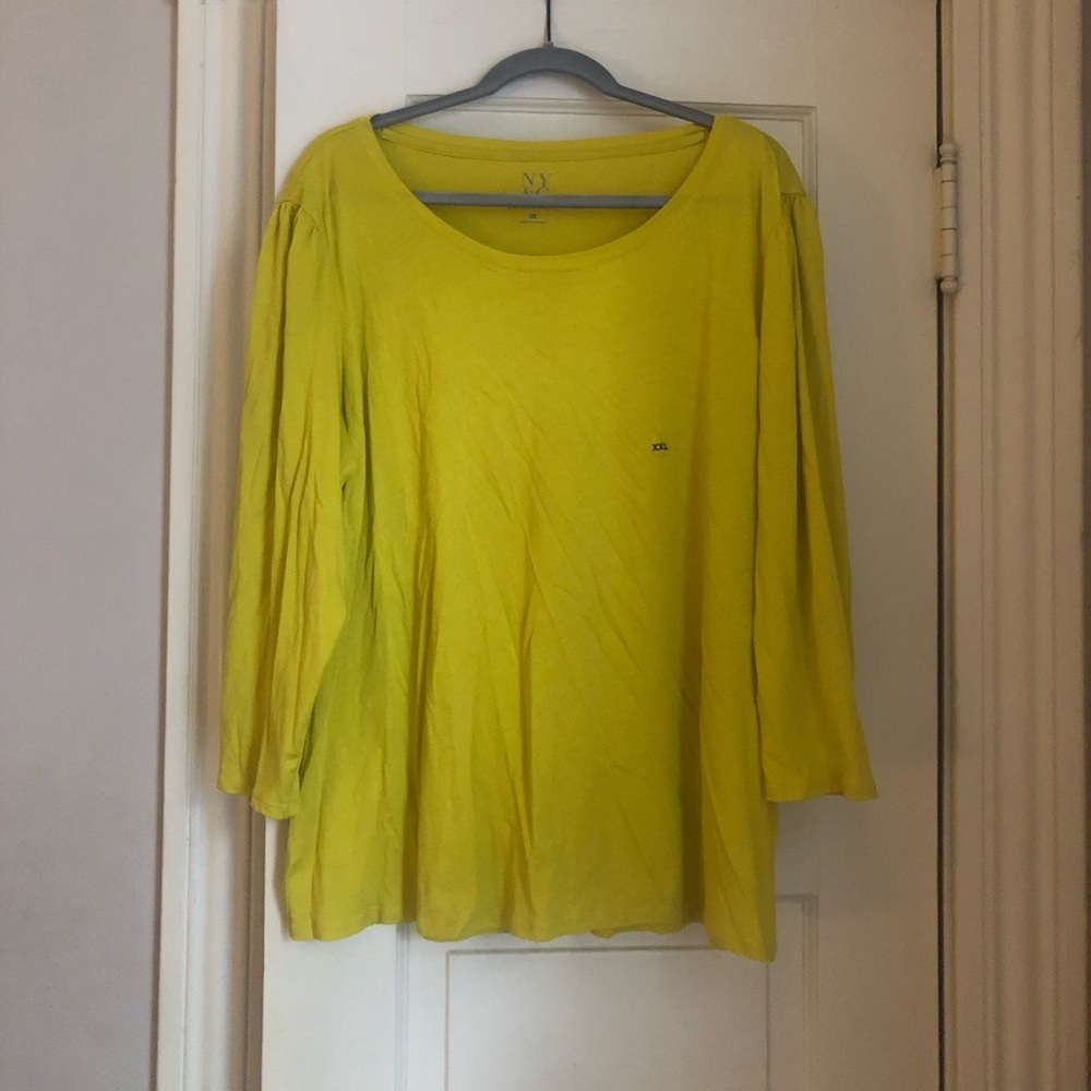 Chartreuse New York & Company top